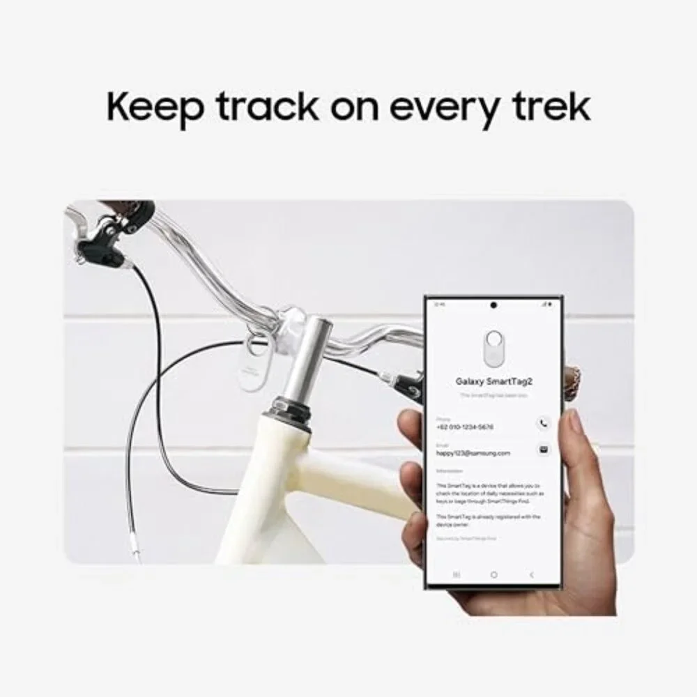 Samsung - Galaxy SmartTag2 - White